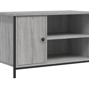 Jean-Philippe  Tv-meubel 80x40x50 cm bewerkt hout grijs sonoma eikenkleurig