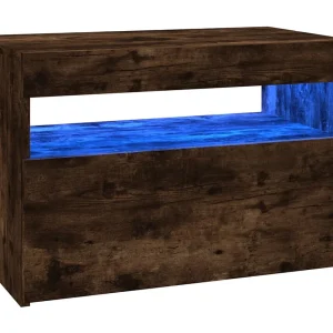 Ilion Tv-meubel met LED-verlichting 60x35x40 cm gerookt eikenkleurig Ilion Tv-meubel met LED-verlichting 60x35x40 cm gerookt eikenkleurig
