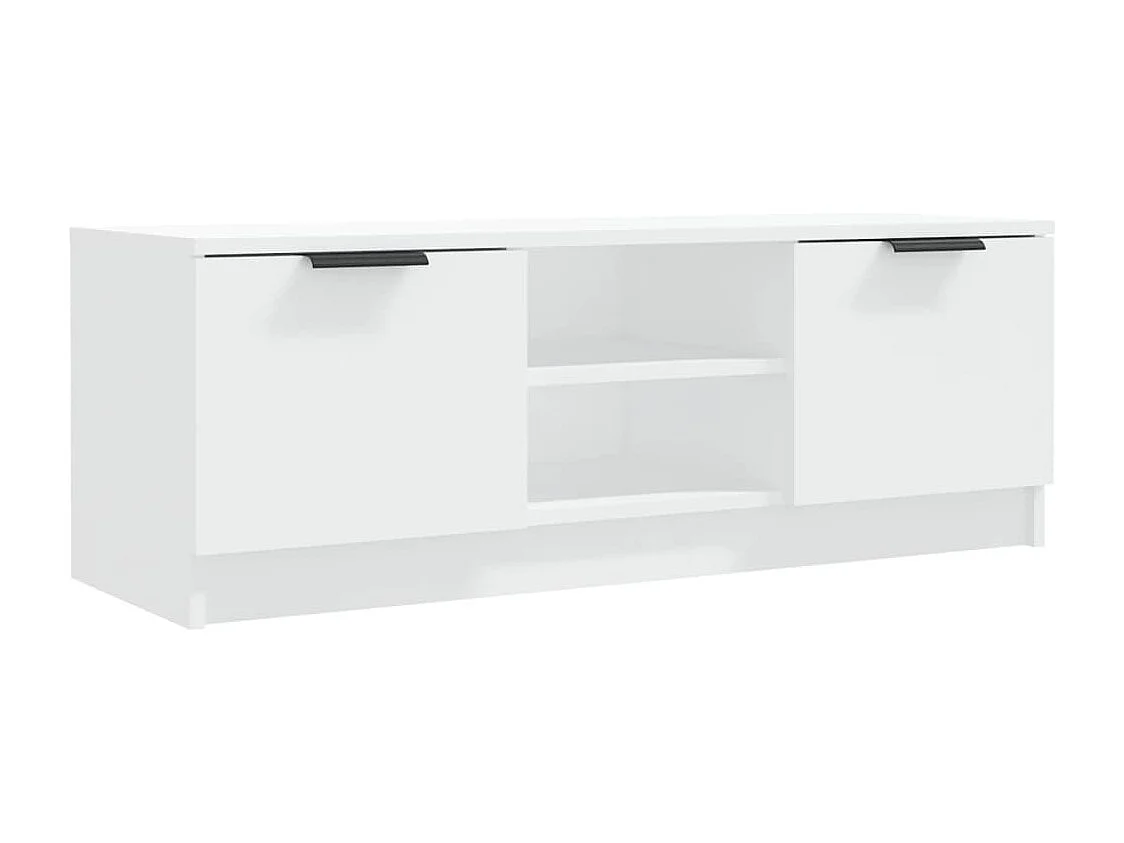 Kaelyn Tv-meubel 102x35x36,5 cm bewerkt hout wit