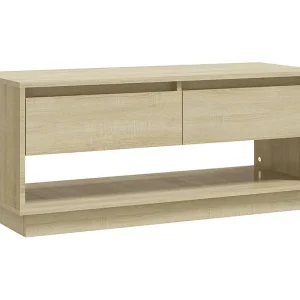 Ilias  Tv-meubel 102x41x44 cm bewerkt hout sonoma eikenkleurig