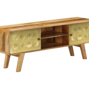 Jean-Léon  Tv-meubel 120x30x45 cm massief mangohout