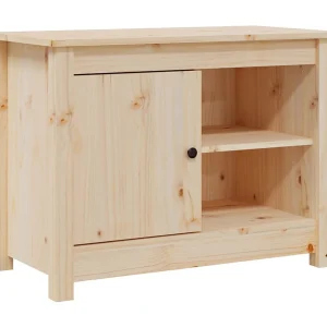 Jean-Gabriel  Tv-meubel 70×36,5×52 cm massief grenenhout
