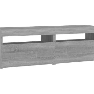 Ilion  Tv-meubels 2 st met LED-verlichting 60x35x40 cm grijs sonoma