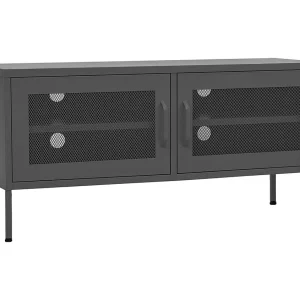 Jennica  Tv-meubel 105x35x50 cm staal antracietkleurig