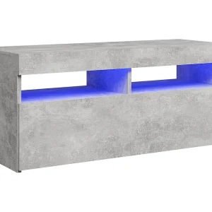 Ilion Tv-meubel met LED-verlichting 90x35x40 cm betongrijs Ilion Tv-meubel met LED-verlichting 90x35x40 cm betongrijs