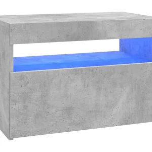 Ilion Tv-meubel met LED-verlichting 60x35x40 cm betongrijs Ilion Tv-meubel met LED-verlichting 60x35x40 cm betongrijs