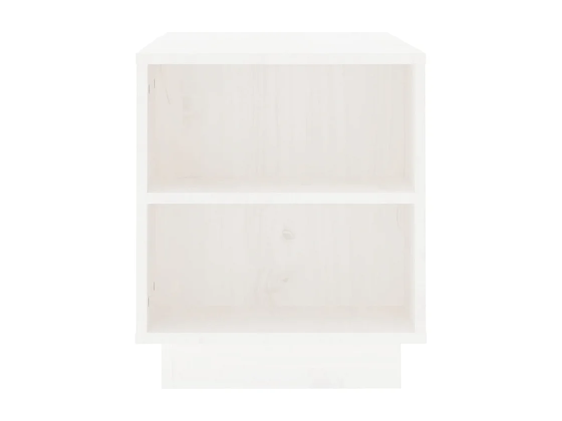 Hylindra Tv-meubel 110x35x40,5 cm massief grenenhout wit