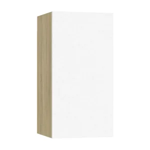 Hoeselt Tv-meubel 30,5x30x60 cm bewerkt hout wit en sonoma eikenkleurig Hoeselt Tv-meubel 30,5x30x60 cm bewerkt hout wit en sonoma eikenkleurig