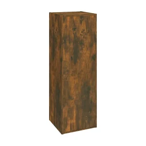 Hoeselt Tv-meubel 30,5x30x90 cm bewerkt hout gerookt eikenkleur Hoeselt Tv-meubel 30,5x30x90 cm bewerkt hout gerookt eikenkleur