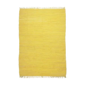 Katoenen tapijt, handgeweven en omkeerbaar 90×160 cm geel Happy Cotton Katoenen tapijt, handgeweven en omkeerbaar 90×160 cm geel Happy Cotton