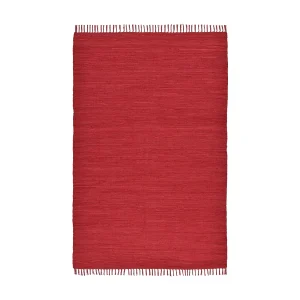 Katoenen tapijt, handgeweven en omkeerbaar 160×230 cm rood Happy Cotton Katoenen tapijt, handgeweven en omkeerbaar 160×230 cm rood Happy Cotton