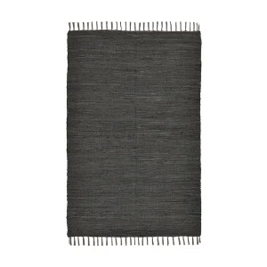 Katoenen tapijt, handgeweven en omkeerbaar 40×60 cm antraciet Happy Cotton Katoenen tapijt, handgeweven en omkeerbaar 40×60 cm antraciet Happy Cotton