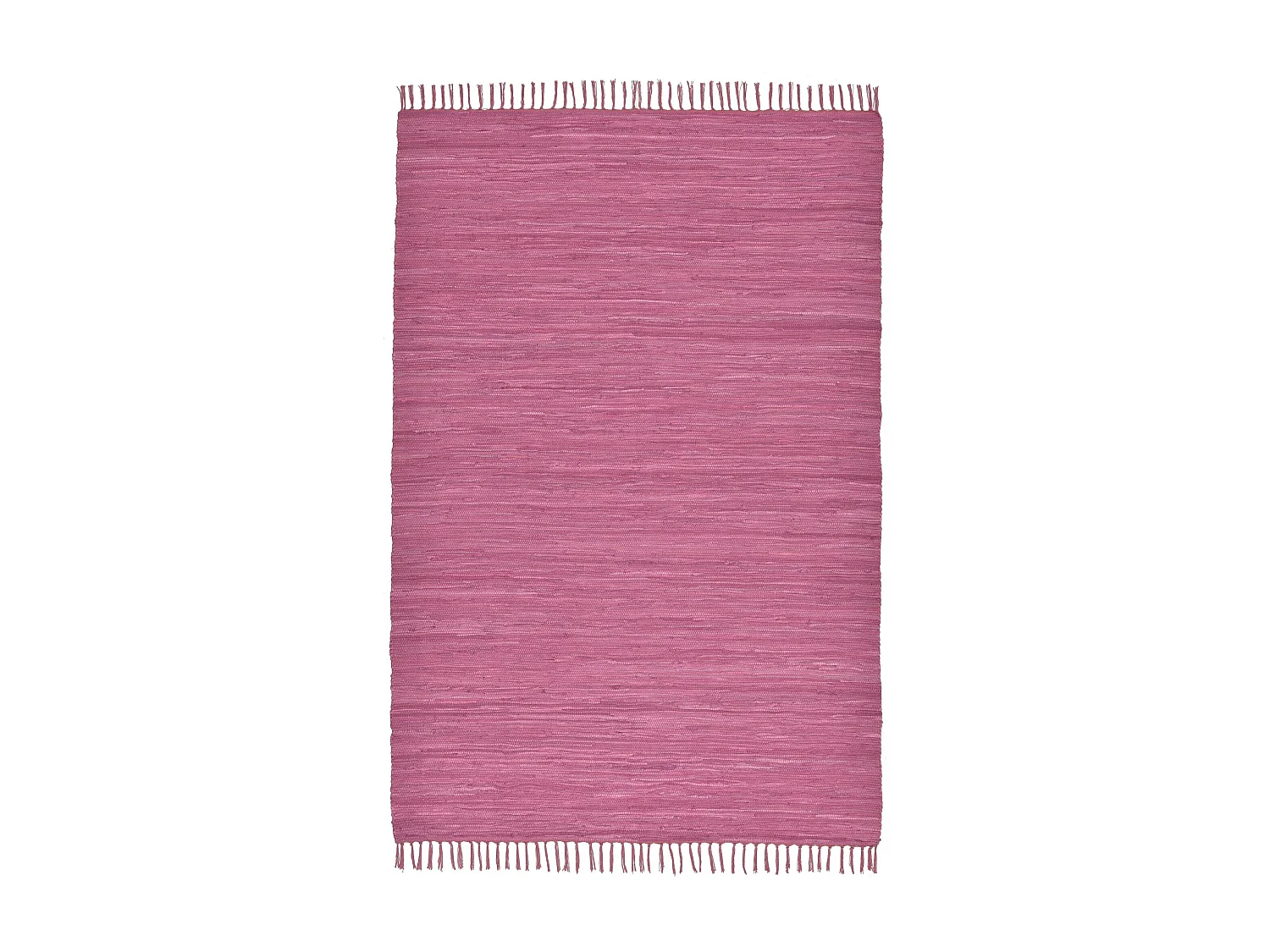 Katoenen tapijt, handgeweven en omkeerbaar 160x230 cm bes Happy Cotton
