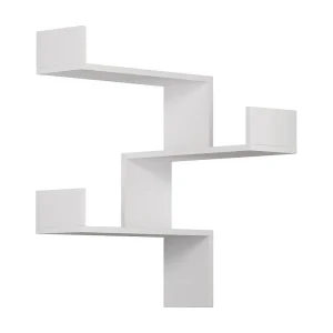 Hoekwandrek met 3 planken H90 cm – Luska Hoekwandrek met 3 planken H90 cm – Luska