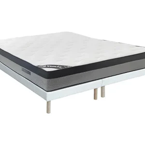 Set 180 x 200 cm King size boxspring + hybride matras met 7-zone pocketveren – ILYROS van YSMÉE Set 180 x 200 cm King size boxspring + hybride matras met 7-zone pocketveren – ILYROS van YSMÉE