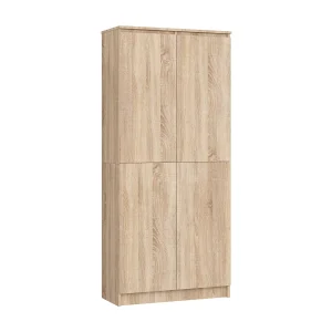 Kantoorkast Staandel R80 cm 2 Deuren 8 Planken – Sonoma Eik Kantoorkast Staandel R80 cm 2 Deuren 8 Planken – Sonoma Eik