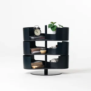 Infinity Zwart met 6 legplanken – Design schoenenkast Infinity Zwart met 6 legplanken – Design schoenenkast