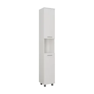 Hoge kast wit 30.2x30x190 ilias Hoge kast wit 30.2x30x190 ilias