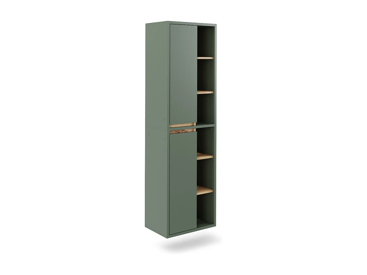 Hoge kast groen/antraciet 50x33x170 viola