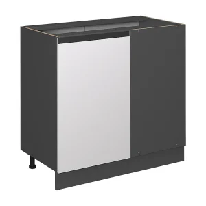 Hoekkast wit 86x46x81.6 r-line Hoekkast wit 86x46x81.6 r-line