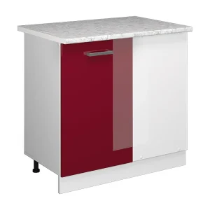 Hoekkast rode hoogglans 86x60x81.6 r-line Hoekkast rode hoogglans 86x60x81.6 r-line