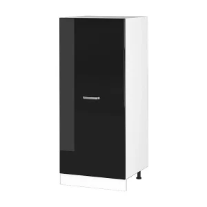 Hoge kast zwart hoogglans 60x57x143 r-line Hoge kast zwart hoogglans 60x57x143 r-line
