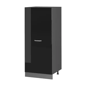 Hoge kast zwart hoogglans 60x57x143 r-line Hoge kast zwart hoogglans 60x57x143 r-line