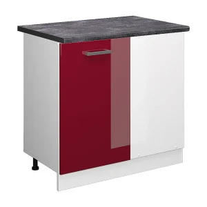 Hoekkast rode hoogglans 86x60x81.6 r-line Hoekkast rode hoogglans 86x60x81.6 r-line
