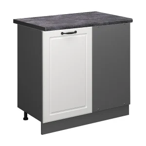 Hoekkast wit landhuis 86x60x81.6 r-line Hoekkast wit landhuis 86x60x81.6 r-line