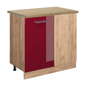 Hoekkast rode hoogglans 86x60x81.6 r-line Hoekkast rode hoogglans 86x60x81.6 r-line