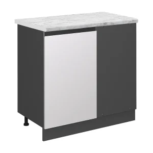 Hoekkast wit 86x60x81.6 r-line Hoekkast wit 86x60x81.6 r-line