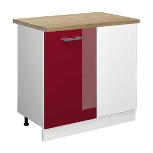 Hoekkast rode hoogglans 86x60x81.6 r-line Hoekkast rode hoogglans 86x60x81.6 r-line