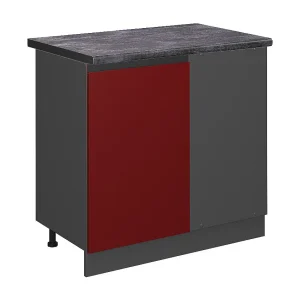 Hoekkast rood 86x60x81.6 r-line Hoekkast rood 86x60x81.6 r-line