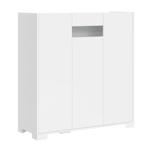 Hoog dressoir met 3 deuren 100x35x110 glanzende wit Riflesso Hoog dressoir met 3 deuren 100x35x110 glanzende wit Riflesso