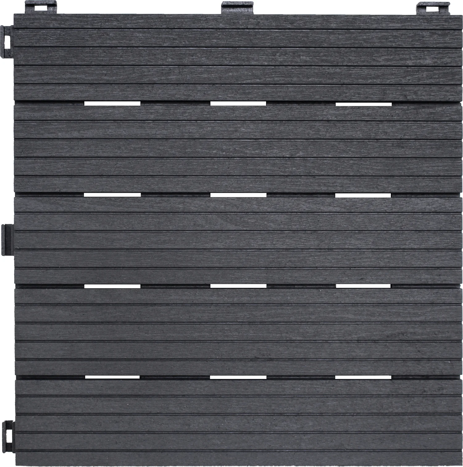 Multy Home vlondertegel zwart 30 x 30 x 1,5 cm 6 stuks