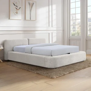 King size opbergbed 180 x 200 cm in beige stof + matras – JUDALO van Maison Céphy King size opbergbed 180 x 200 cm in beige stof + matras – JUDALO van Maison Céphy
