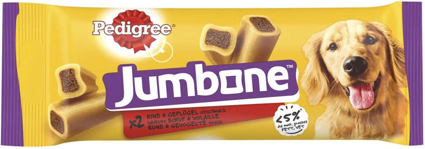 Pedigree kauwstaaf Jumbone 180 g 2 stuks