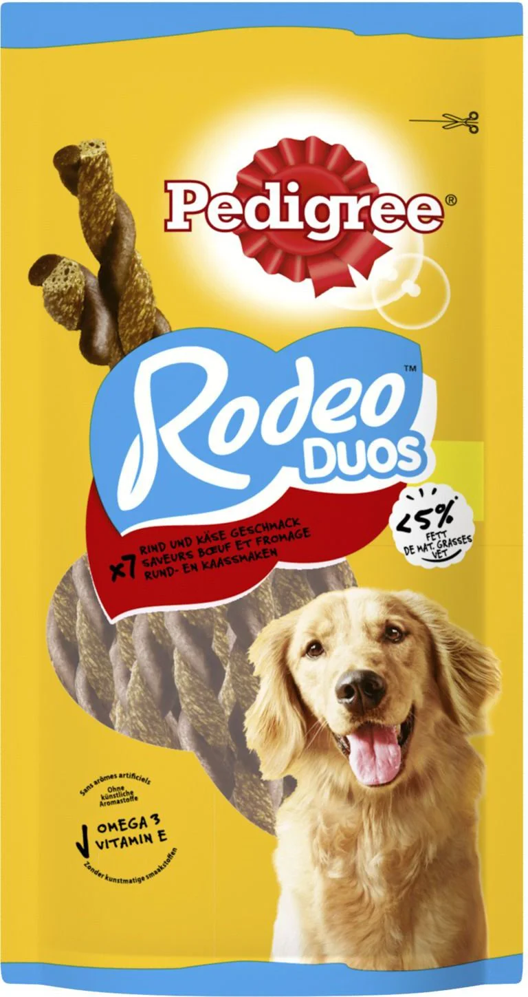 Pedigree kauwstaaf Rodeo 123 g 7 stuks