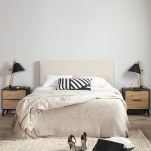 Hoofdeinde bekleed Tagomago 150×60 cm van Natuurlijk Linnen, Gewatteerd met Schuim, 8 cm Dikte Hoofdeinde bekleed Tagomago 150×60 cm van Natuurlijk Linnen, Gewatteerd met Schuim, 8 cm Dikte