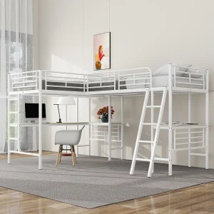 Hoogslaper 90 x 200 cm – wit – zonder matras