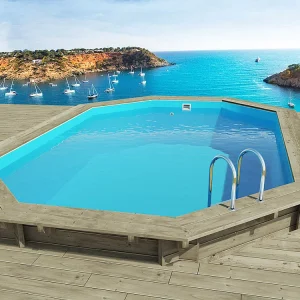 Houten zwembad " Miami 120 " – 486 x 336 x 120 cm Houten zwembad " Miami 120 " – 486 x 336 x 120 cm
