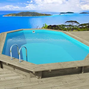 Houten zwembad "Palma 145" – 7,57 x 4,07 x 1,44 m