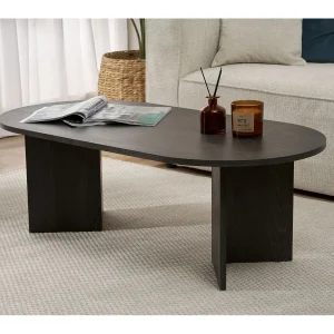 Houten salontafel "Sand" – 60 x 119 x 40 cm – Zwart licht Houten salontafel "Sand" – 60 x 119 x 40 cm – Zwart licht