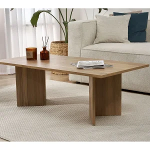 Houten salontafel "Sabin" – 60 x 119 x 40 cm – Eik
