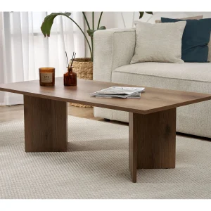 Houten salontafel "Sabin" – 60 x 119 x 40 cm – Notelaar