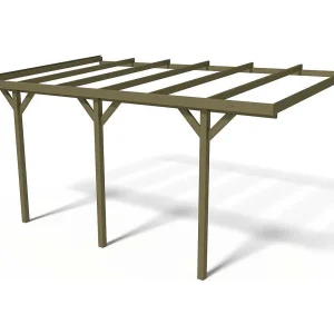 Houten carport "Solar 2" voor auto's – Optimale bescherming tegen weersinvloeden Houten carport "Solar 2" voor auto's – Optimale bescherming tegen weersinvloeden