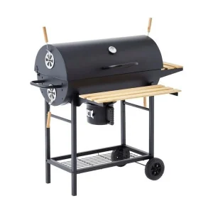 Houtskoolbarbecue MIKE – oppervlakte 71 x 35 cm met FSC-houten planken Houtskoolbarbecue MIKE – oppervlakte 71 x 35 cm met FSC-houten planken