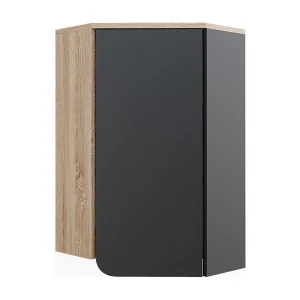 Hoekkast sonoma/antraciet 42.4×42.4×75 karen