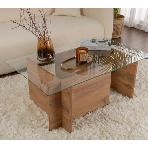 Houten salontafel "Vetrino" – 105 x 65 x 40 cm – Atlantic Pine