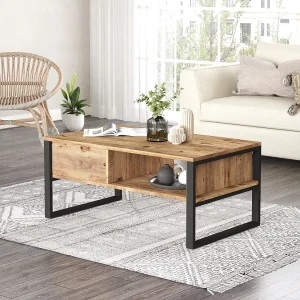 Houten salontafel ML34 – 100 x 59 x 44 cm – Atlantic Pine Houten salontafel ML34 – 100 x 59 x 44 cm – Atlantic Pine